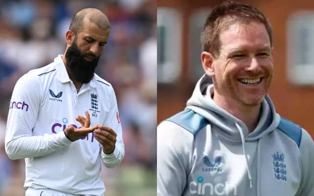Moeen Ali and Eoin Morgan (Pic Source-Twitter)