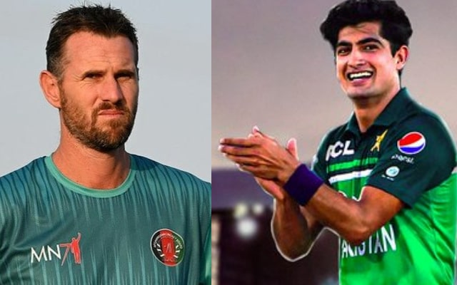 Shaun Tait And Naseem Shah (Photo Source: Twitter