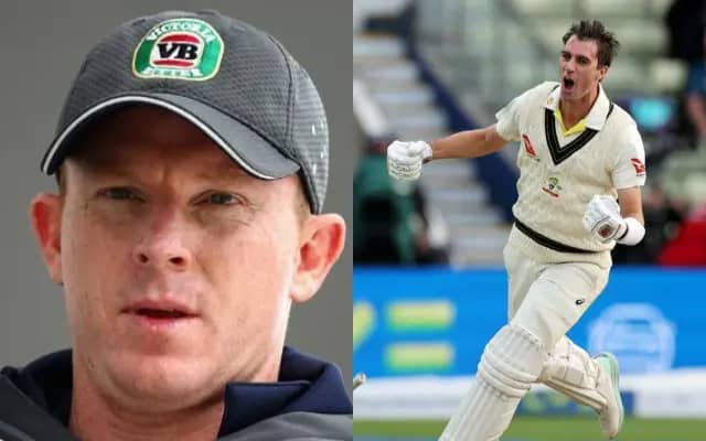 Chris Rogers and Pat Cummins (Pic Source-Twitter)