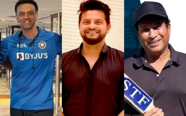 Rahul Dravid, Suresh Raina And Sachin Tendulkar (Photo Source: Twitter)