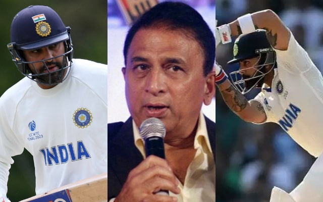 Sunil Gavaskar, Rohit Sharma And Virat Kohli (Photo Source: Twitter)