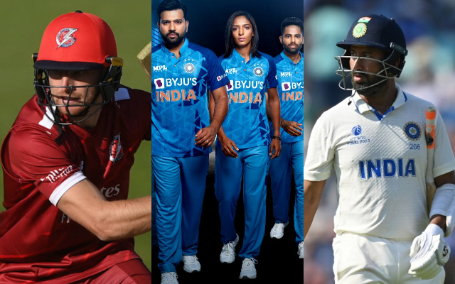 Jos Buttler, Team India and Pujara. (Image Source: Getty Images/BCCI)