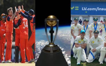Netherlands, World Cup Trophy and Australia Women. (Image Source: ICC)