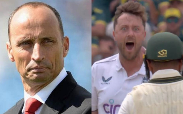 Nasser Hussain and Ollie Robinson. (Image Source: Twitter)