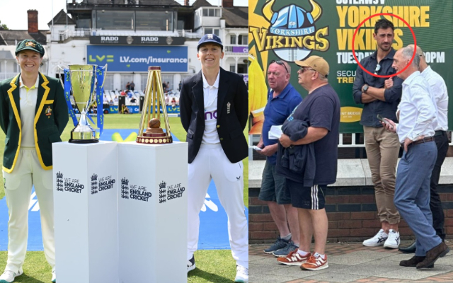 Alyssa Healy and Mitchell Starc. (Image Source: ECB/Twitter)