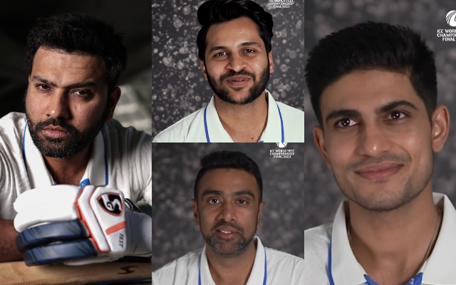 Rohit Sharma and Indian Players. (Image Source: ICC Twitter)