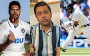 Umesh Yadav, Aakash Chopra and Shardul Thakur. (Image Source: Twitter/ICC)