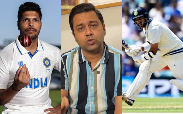 Umesh Yadav, Aakash Chopra and Shardul Thakur. (Image Source: Twitter/ICC)