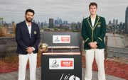 Rohit Sharma and Pat Cummins. (Image Source: BCCI Twitter)