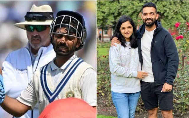 Ajinkya Rahane Radhika Dhopavkar (Photo Source: Twitter)