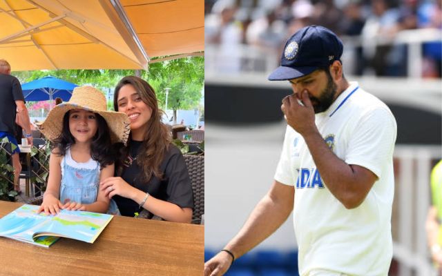 Rohit Sharma And His Family (Image Credit- Instagram)