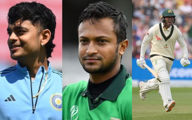 Ishan Kishan, Shakib Al Hasan & Usman Khawaja (Photo Source: Twitter)