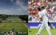 Jonny Bairstow Wimbledon Tennis Court (Photo Source: Twitter)