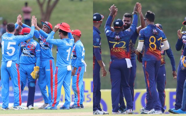 AFG vs SL (Photo Source: Twitter)