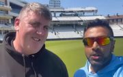 Ravichandran Ashwin and Pitch Curator (Photo Source: YouTube)