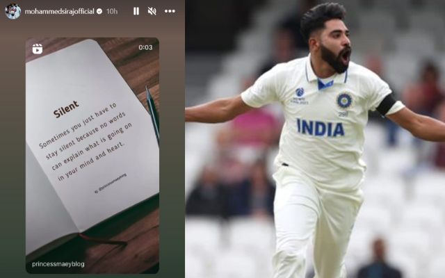 Mohammed Siraj (Image Credit- Instagram)