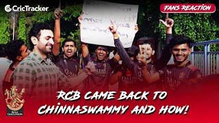 Fans reaction on RCB homecoming after three long years | CricTracker Exclusive