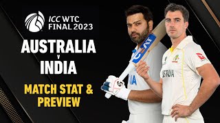 IND vs AUS | WTC Final 2023 | Match Prediction Stats | Crictracker