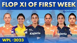 WPL 2023 | Flop XI from first week of the tournament | CricTracker