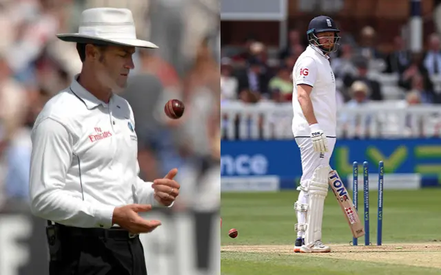 Simon Taufel An Jonny Bairstow (Photo Source: Twitter)