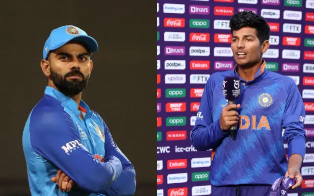 Virat Kohli And Yash Dhull (Photo Source: Twitter)