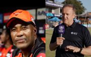 Brian Lara and Andy Flower. (Image Source: BCCI-IPL/ICC)