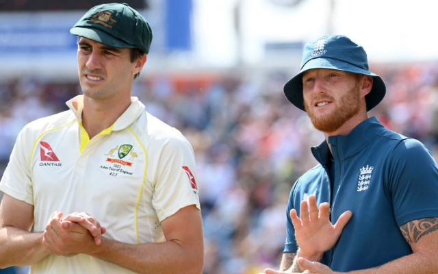 Pat Cummins and Ben Stokes. (Image Source: Getty Images)
