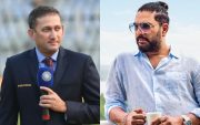 Ajit Agarkar and Yuvraj Singh. (Image Source: BCCI/Twitter)