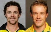 Travis Head and AB de Villiers. (Image Source: Getty Images)