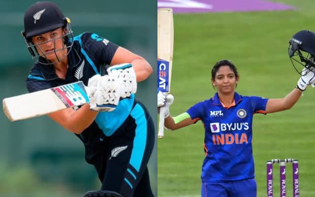 Suzie Bates and Harmanpreet Kaur (Pic Source-Twitter)