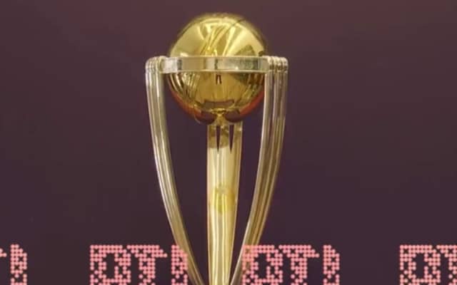 ICC Cricket World Cup Trophy 2023 (Pic Source-Twitter)