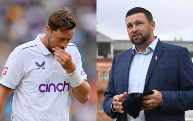 Ollie Robinson and Steve Harmison. (Image Source: Getty Images)