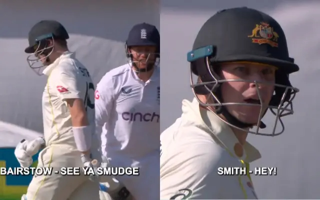 Jonny Bairstow and Steve Smith. (Image Source: Twitter)