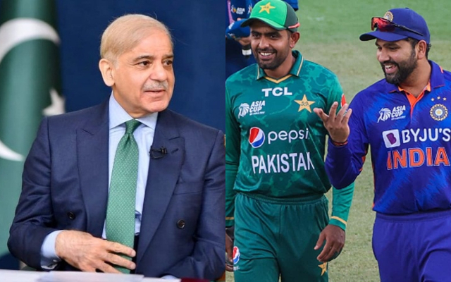 Shehbaz Sharif and India vs Pakistan. (Image Source: Getty Images)