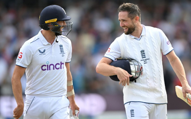 Mark Wood and Chris Woakes. (Image Source: Getty Images)