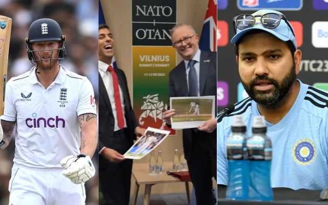 Ben Stokes Rishi Sunak Anthony Albanese Rohit Sharma (Photo Source: Twitter)