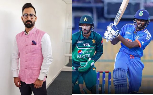 Dinesh Karthik INDA vs PAKA (Photo Source: Twitter)