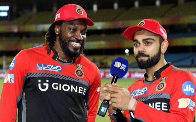 Chris Gayle Virat Kohli (Photo Source: Twitter)