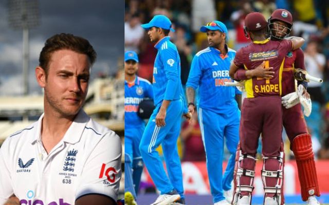 Team India & Stuart Broad (Photo Source: Getty Images)