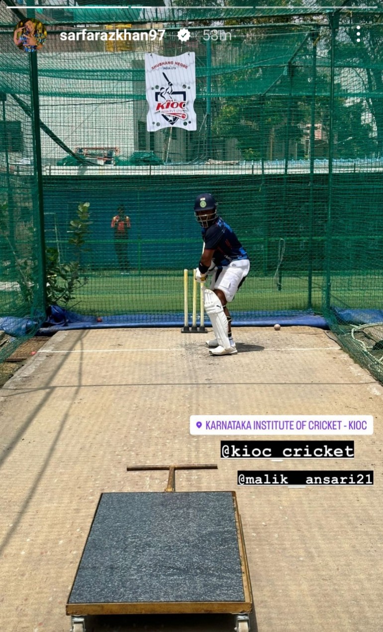 Sarfaraz Khan Story (Pic Source-Twitter)