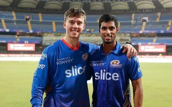 Tilak Verma & Dewald Brevis (Photo Source:  Twitter)