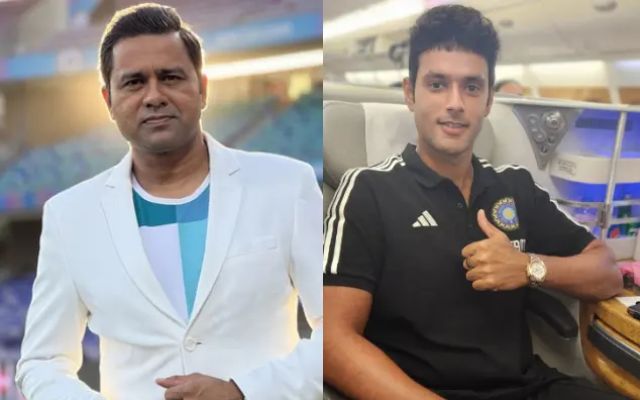 Aakash Chopra and Shivam Dube. (Photo Source: Twitter)