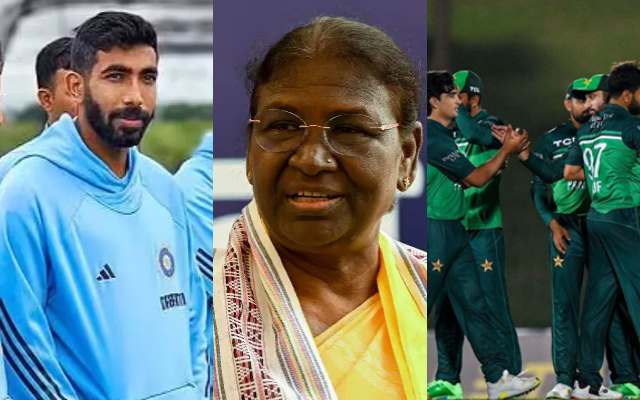 Jasprit Bumrah, Indian President and Pakistan Team. (Image Source: Twitter)