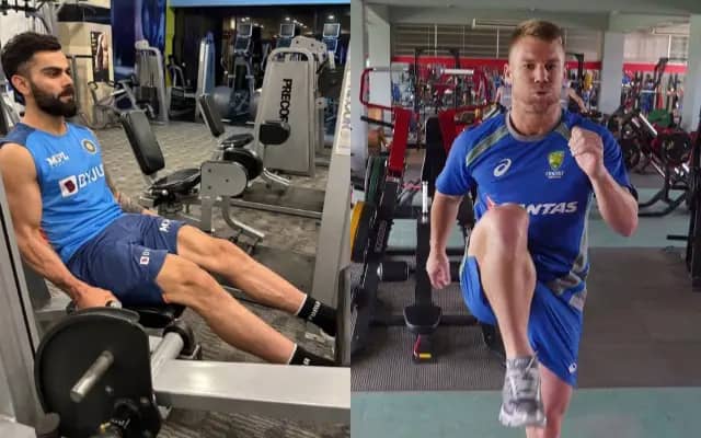 Virat Kohli and David Warner (Pic Source-Twitter)