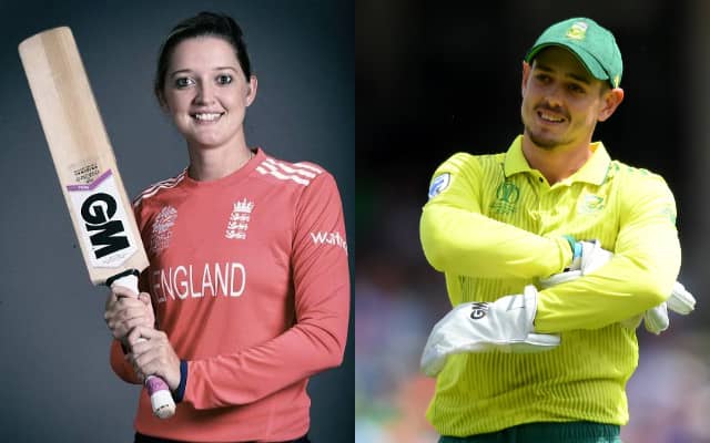  Sarah Taylor- Quinton de Kock (Pic Source-Twitter)