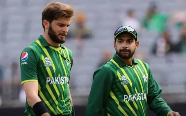 Shaheen Afridi and Harris Rauf (Pic Source-Twitter)