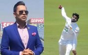 Aakash Chopra and Wanindu Hasaranga (Pic Source-Twitter)