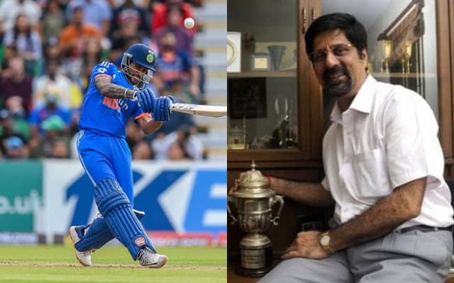 Tilak Varma and Kris Srikkanth (Pic Source-Twitter)