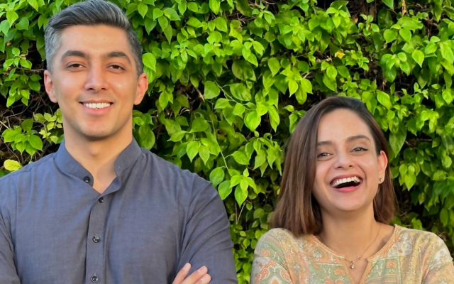 Ali Tareen and Hijab Zahid. (Image Source: ESPNCricinfo)