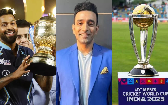 IPL, Robin Uthappa and World Cup Trophy. (Image Source: BCCI/Twitter)